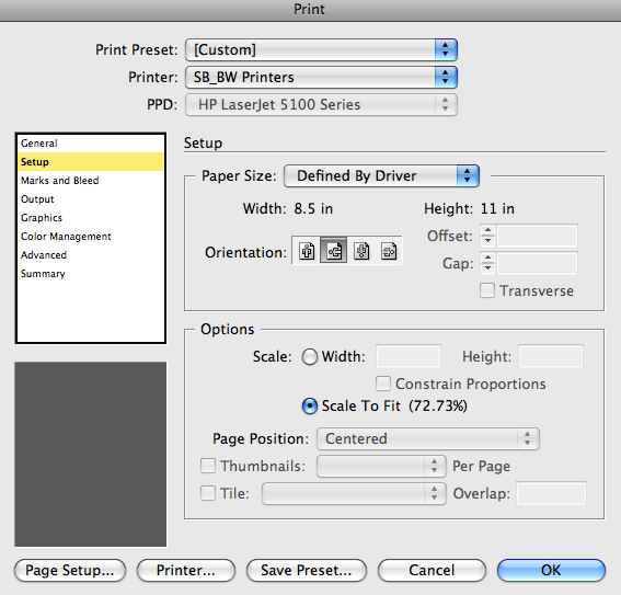 How to Print a Booklet from InDesign MCAD