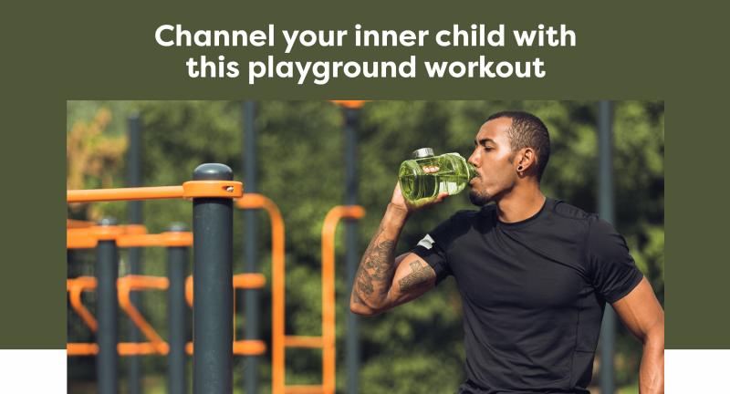 Are you a kid at heart? Grab a friend and hit the nearest playground for a fun, but challenging workout.
