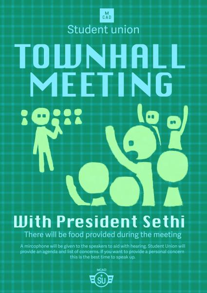 Student Union - Town Hall With Pres> Sethi