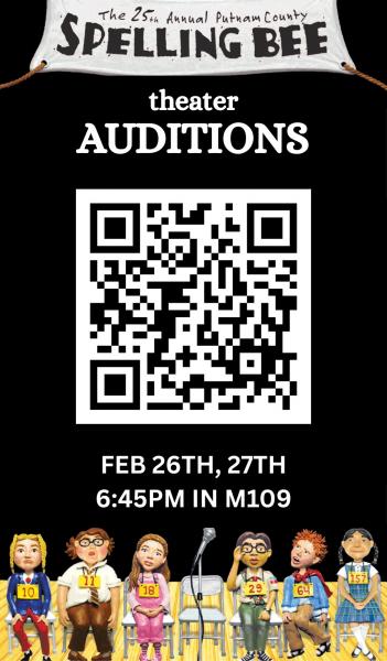 The 25th Annual Putnam County Spelling Bee Theater Auditions The 25th Annual Putnam County Spelling Bee Theater Auditions