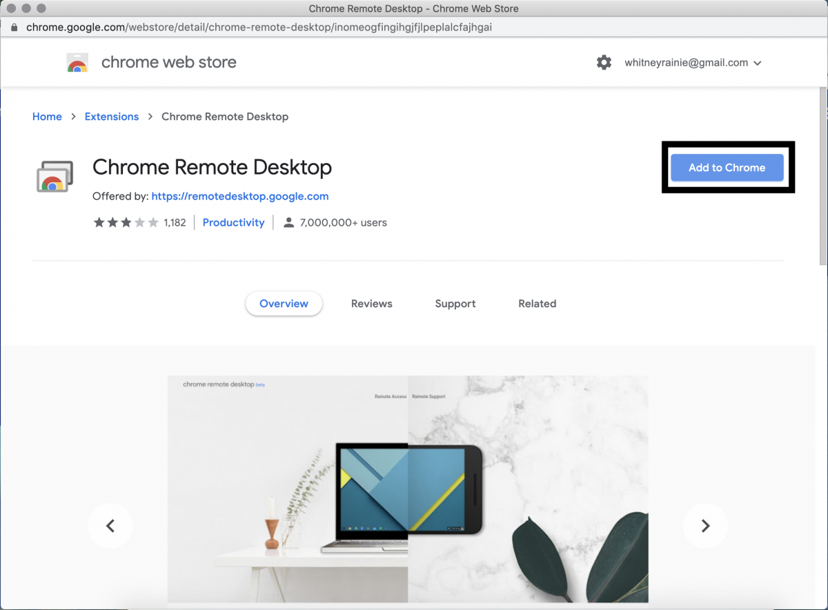 chrome remote desktop for firefox mac